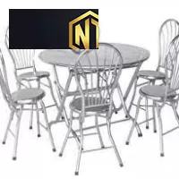 Xưởng Nội Thất Ngọc Thịnh- Bàn ăn gia đình Inox BAGD03